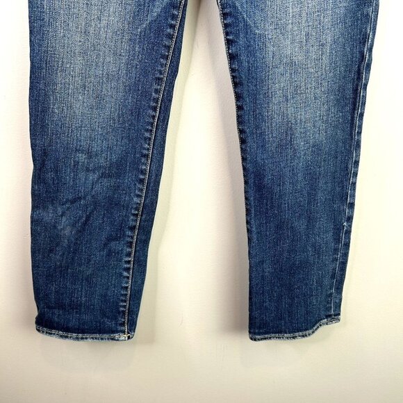 Abercrombie dark wash jeans size 16‎ slim stretch - Picture 3 of 7